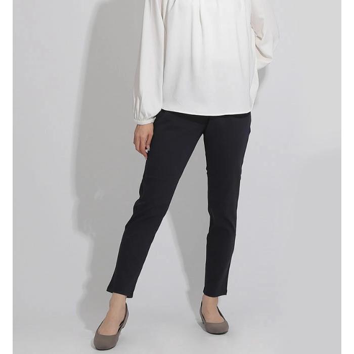 テーパードパンツ レディース パンツ きれいめ 黒 ストレッチ