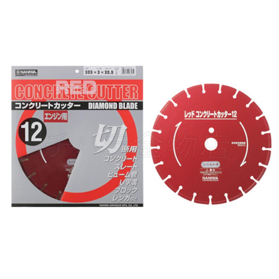 ナニワ研磨工業 ナニワ レッドコンクリートカッター 12インチ エンジン