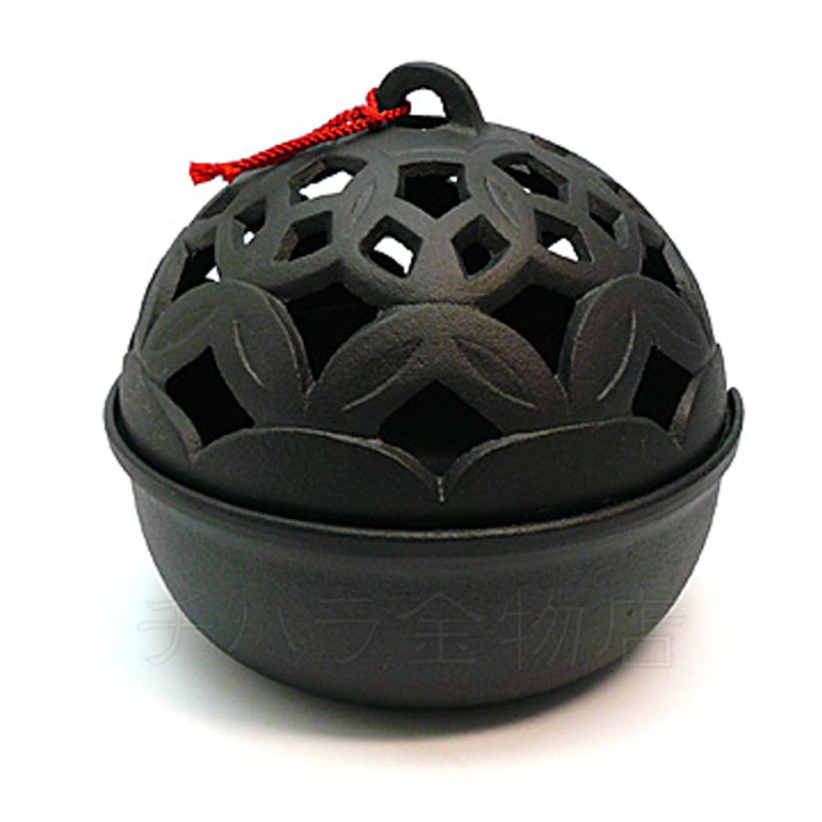 及源鋳造 南部鉄器 手まり蚊やり灰皿 黒 A-141 : チハラ金物店ヤフー