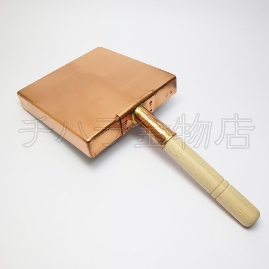 マルシン 銅製 玉子焼き 関東型 21cm : チハラ金物店ヤフーショップ