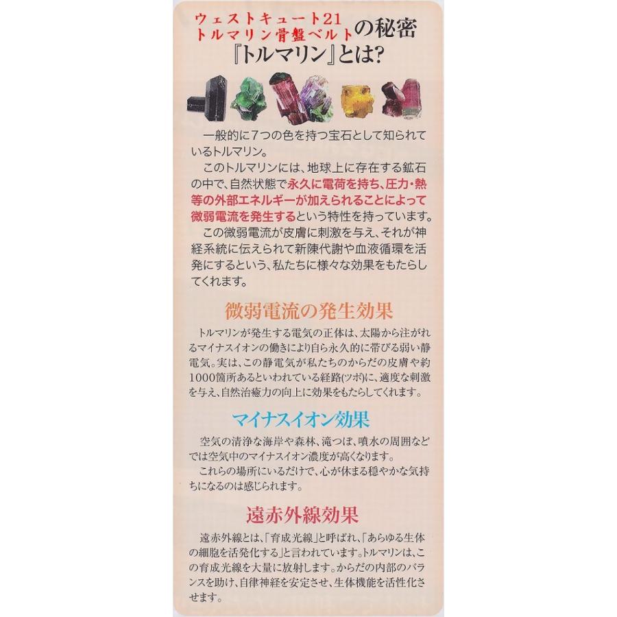 送料無料】ボディーウオーマー トルマリン腹巻 『West Cute21