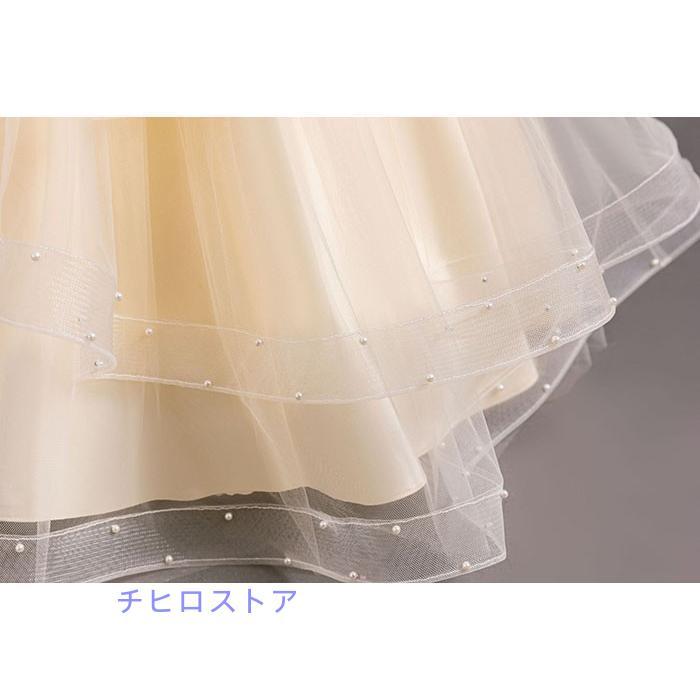 ワンピース 花付き 女の子 キッズドレス ロング丈 ピアノ発表会 ドレス 中学生 ガール 子供ドレス ノースリーブ リボン 演奏会 フラワーガール ベールガール |  | 10