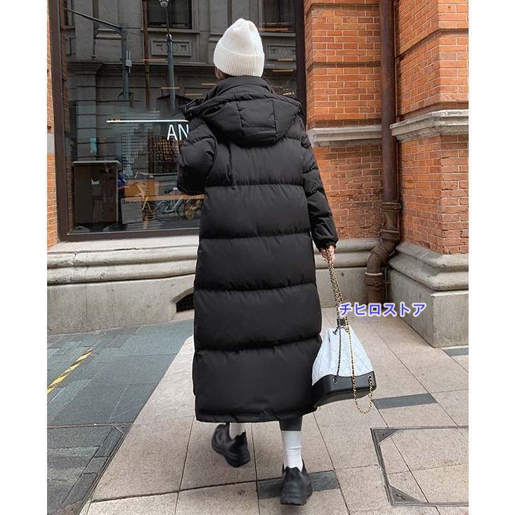 ベンチコート フード付き 90%ダウン ダウンコート レディース 超ロング