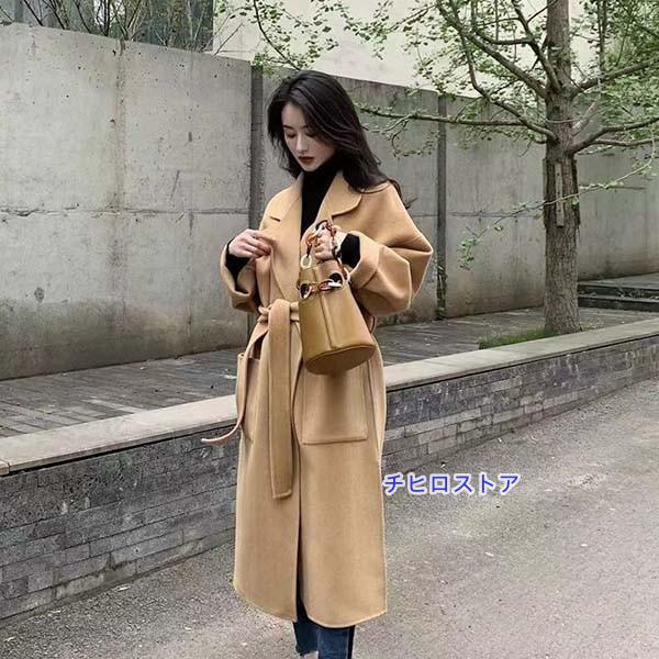 【送料無料】チェスターコート レディース 超ロング丈 女子 アウター 暖かい 無地 大人可愛い カジュアル シンプル 秋冬 防寒 あったか 韓国 綺麗 チェスターコート レディース 超ロング丈 女子 アウター 7color 暖かい