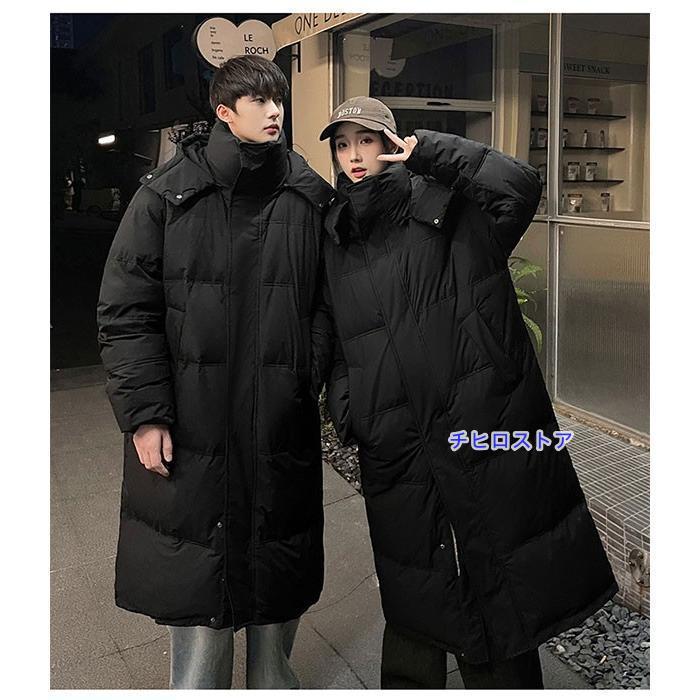 ダウンコート レディース ロング ダウン90% ダウン コート ペアルック