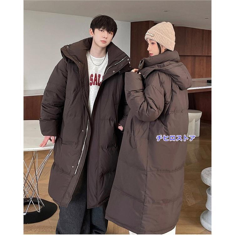 ダウンコート レディース ロング ダウン90% ダウン コート ペアルック
