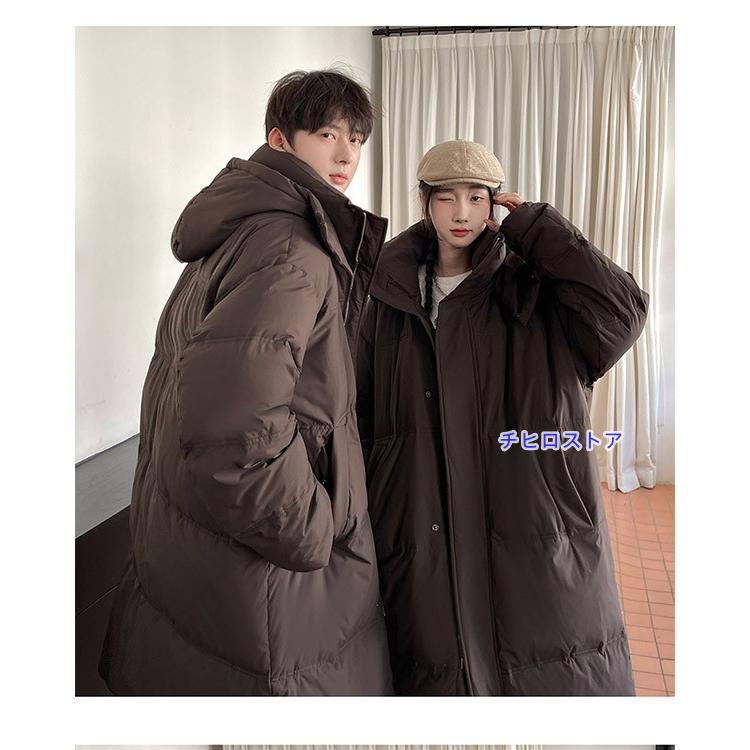 ダウンコート レディース ロング ダウン90% ダウン コート ペアルック