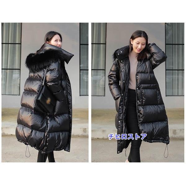 ダウンコート ダウンジャケット ダウン80％ レディース ロング丈 冬服