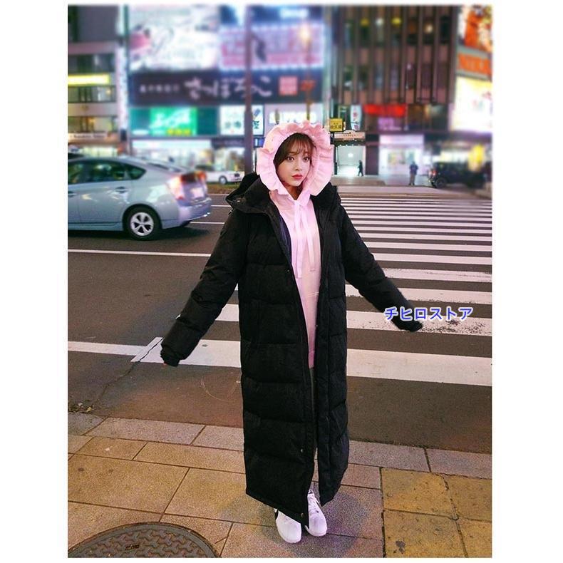超ロング ダウンコート ぽっちゃり 大きいサイズ ロングコート ダウン