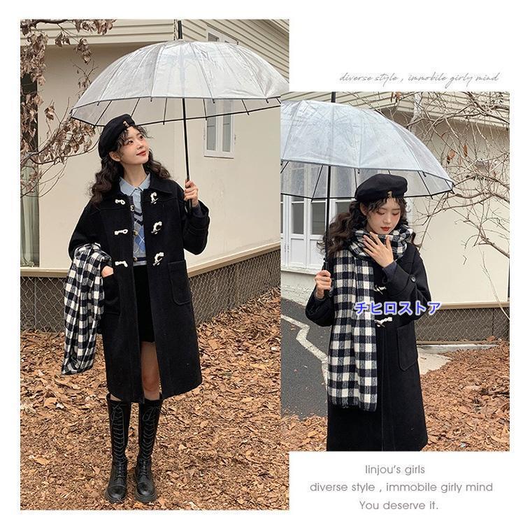 ダッフルコート レディース 冬コート ロングコート 無地 アウター