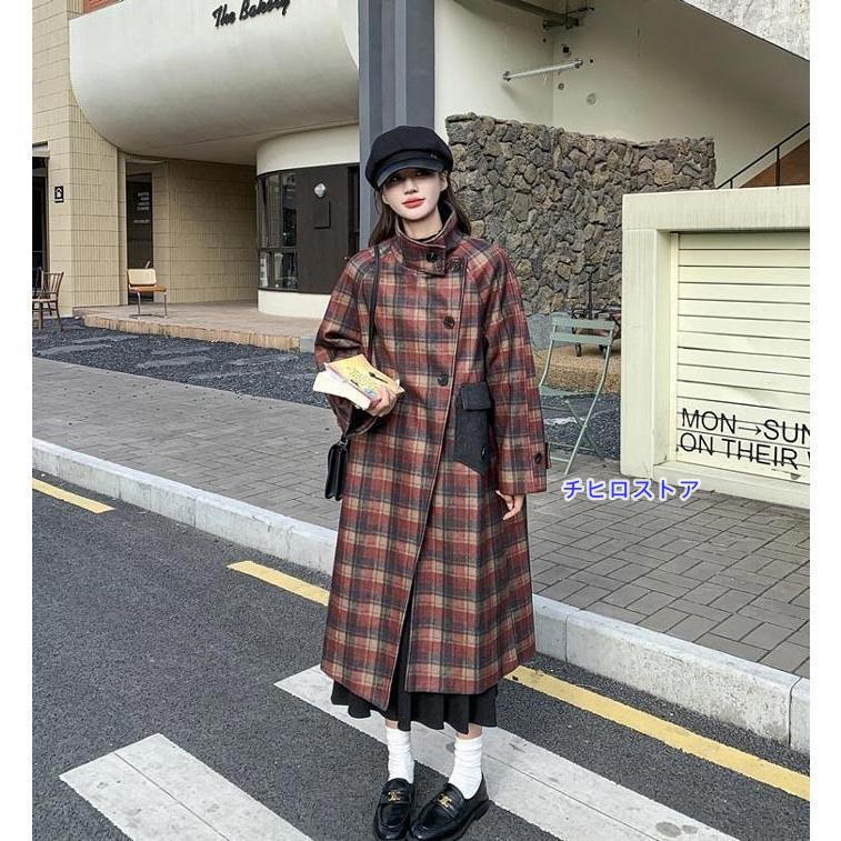 ロングチェスターコート レディース 超ロング 秋冬 アウター 長袖