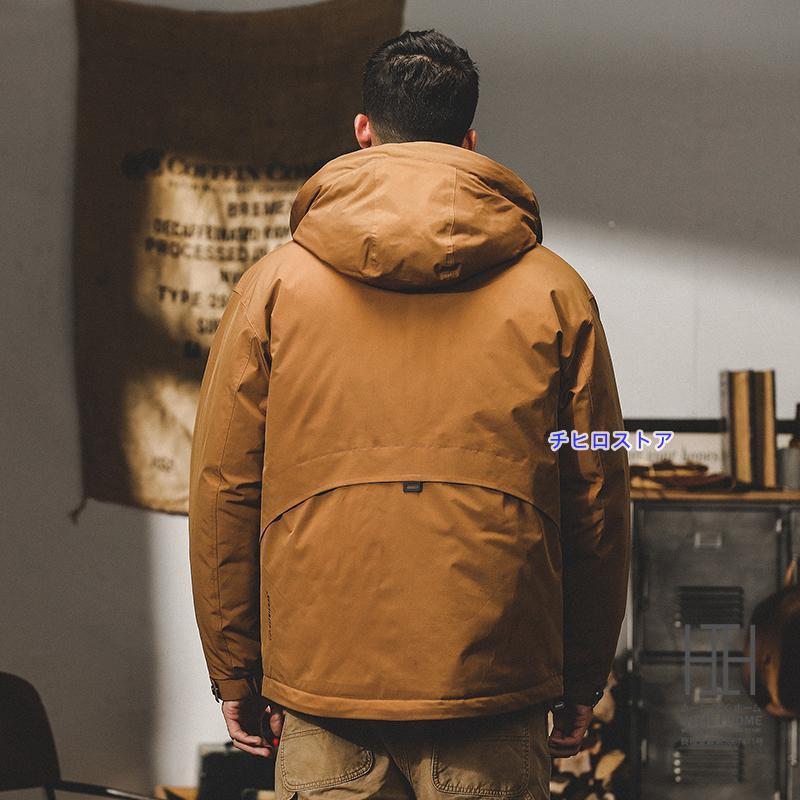 ダウンジャケット メンズ 冬 フード おしゃれ かっこいい 暖かい