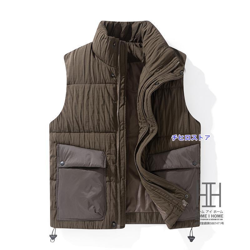 ダウン90 ダウンベスト メンズ 大きいサイズ 軽量 おしゃれ 暖かい 防寒 保温 ふんわり ダウンジャケット 秋冬 あったか キャンプ アウトドア バイク 通勤 通学 ダウンベスト メンズ 大きいサイズ おしゃれ 防寒ベスト ボリューム