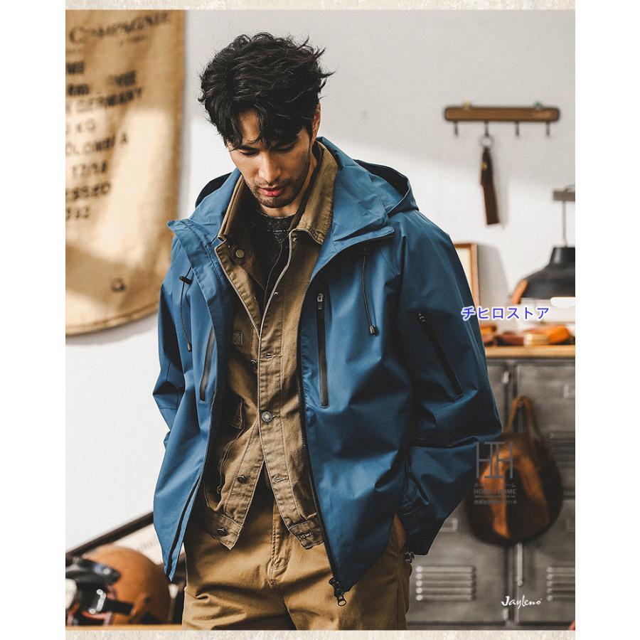 マウンテン マウンテンパーカー メンズ アウトドア ダブルジッパー