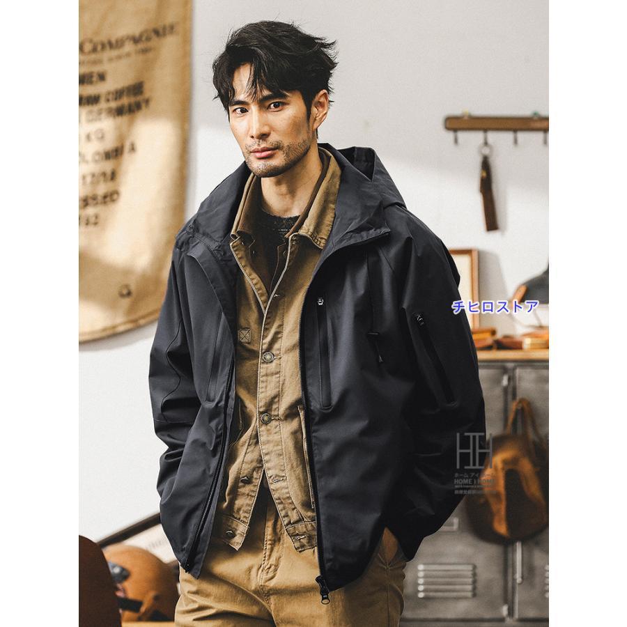 マウンテン マウンテンパーカー メンズ アウトドア ダブルジッパー