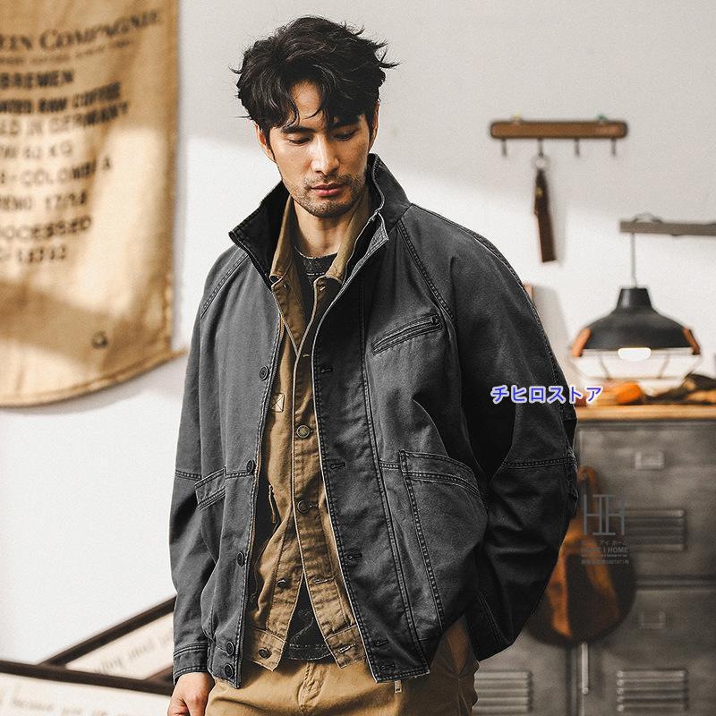 ワークジャケット メンズ 綿100％ 大きいサイズ おしゃれ アメカジ