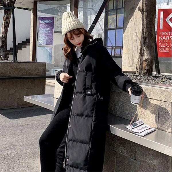 中綿ダウンコート レディース ダウン風コート アウター 秋冬 ロング丈