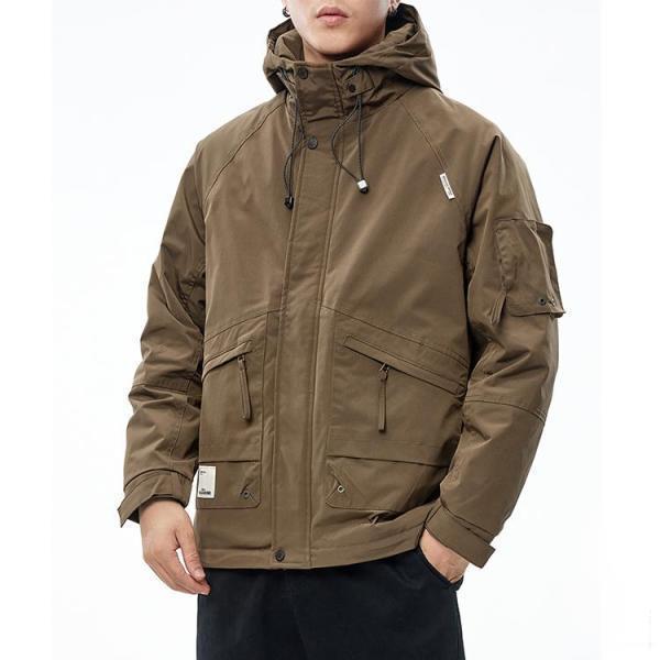 中綿ジャケット メンズ 中綿コート メンズ アウター フード メンズアウター 冬 マウンテンパーカー 登山服 防風 撥水 おしゃれ 大きい 冬服 中綿ジャケット メンズ 中綿コート アウター フード メンズアウター 冬