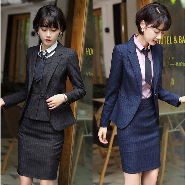 レディースファッション スーツセット パンツセット スカートセットストライプ 事務服 フォーマル 細身シルエット 制服OL 面接 ビジネス 入学式 卒業式 通勤 レディースファッション スーツセット パンツセット スカートセット