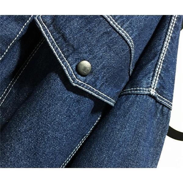 トップス デニム コート レディース ロングコート チェスター