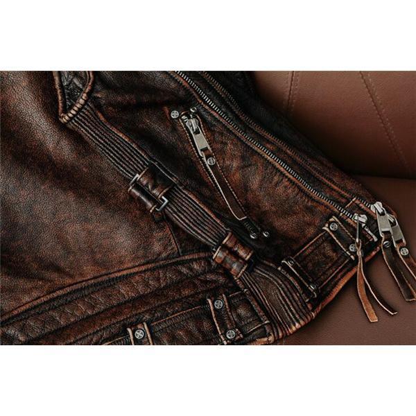 品質 バイク用ベスト レザーベスト メンズ 本革 ベスト ダブル 品質 バイク用ベスト レザーベスト メンズ 本革 ベスト ダブル