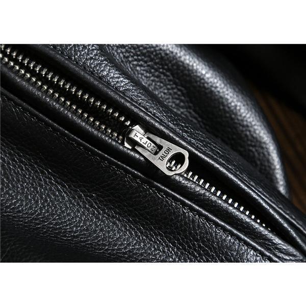 【S】シングル ライダース レザージャケット キルティング 牛革 本革 黒 メンズ レザージャケット ライダーズジャケット ライダース