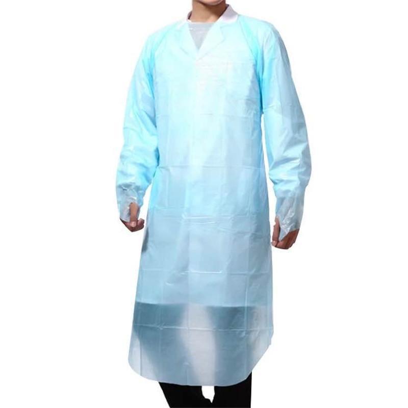 ビニールエプロン 防護服 50枚入 プラスチックガウン ビニールエプロン 防護服 50枚入 プラスチックガウン