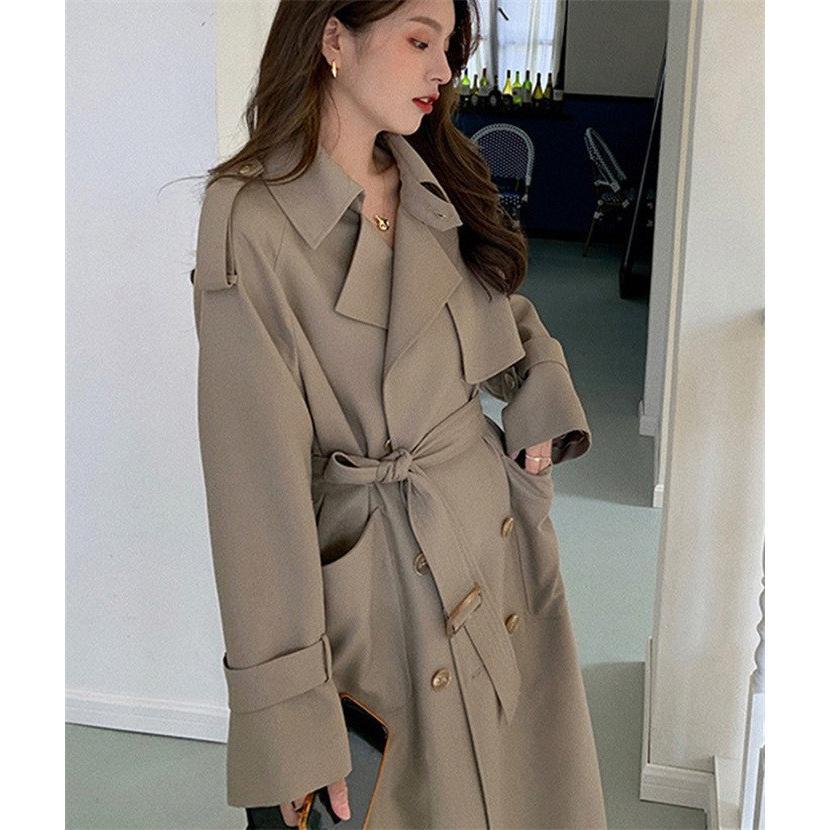 スプリングコート トレンチコート レディース 春服 春 ロング A スプリングコート トレンチコート レディース 春服 春 ロング A