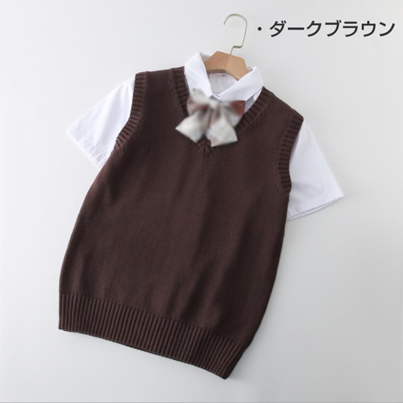 スクールベスト スクール セーター 制服 ベスト 無地 Vネック スクールベスト スクール セーター 制服 ベスト 無地 Vネック