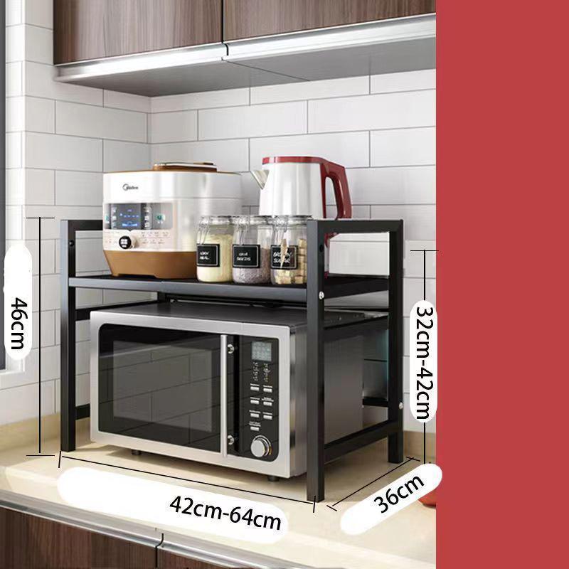 高さ調整可能なスライド棚付きレンジ台　キッチンラック 楽天市場】キッチンラック ゴミ箱上ラック 高さが変えられる