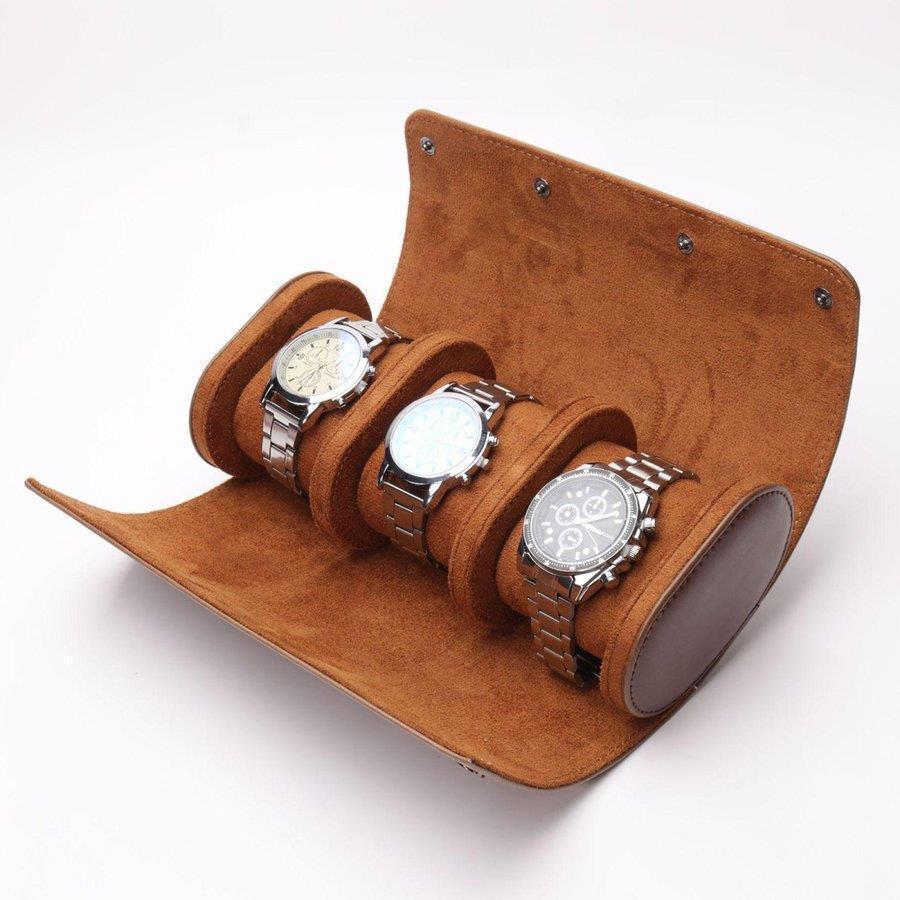 時計とブレスレットのアクセサリーのためのポータブル時計収納ボックス陳列ケース｜chihiro1-store｜04