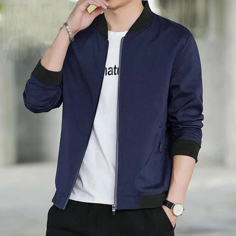 メンズ 男性 春秋物 カジュアル 野球服 アウター 大きいサイズ