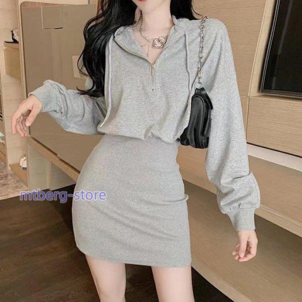 ワンピース フード付き 長袖 レディース【ネコポス可】 | ブランド登録なし | 03