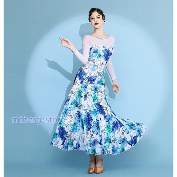 専用です❁︎　マリンルック　ドレス　おたんじょうび 社交ダンス 衣装 モダンドレス ラテンドレス 赤 紫 黄 ラテン