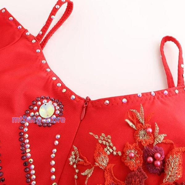 社交ダンスドレス モダンダンス レッスン着 ラテンダンス フラメンコ