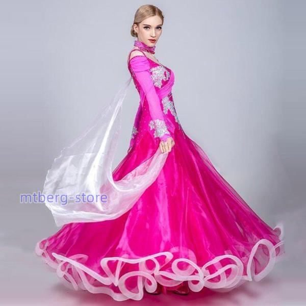 新作 社交ダンス衣装 ラテンダンス衣装 ダンスドレス ラテン