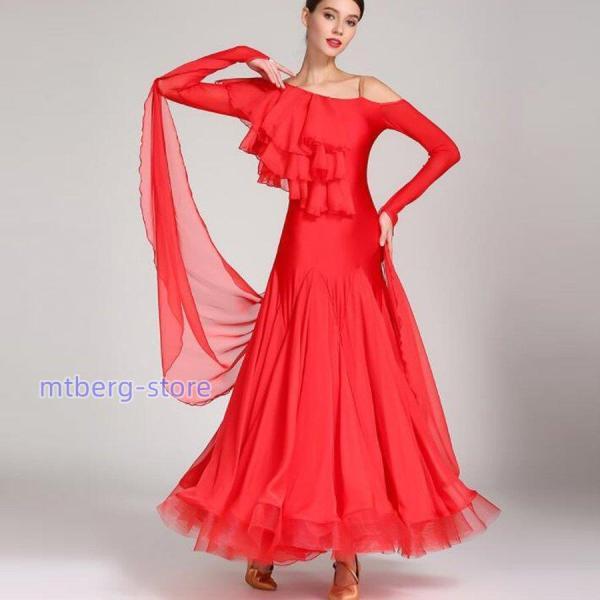 kikorin 社交ダンスドレス 流行のベロアとシースルー M フロア映 社交 ダンス ドレス 社交ダンス 舞姫の翼 グラデーションドレス