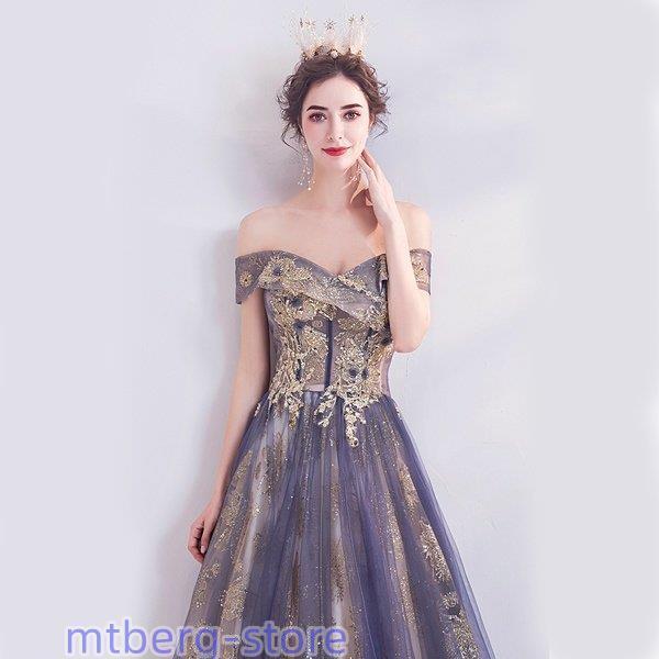 カラードレス大きめサイズ カラードレス ウェディングドレス ロングドレス パーティー