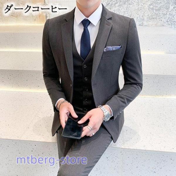 スーツ メンズ 3ピーススーツ グレー タキシード 結婚式 スーツ メンズ 3ピーススーツ グレー タキシード 結婚式