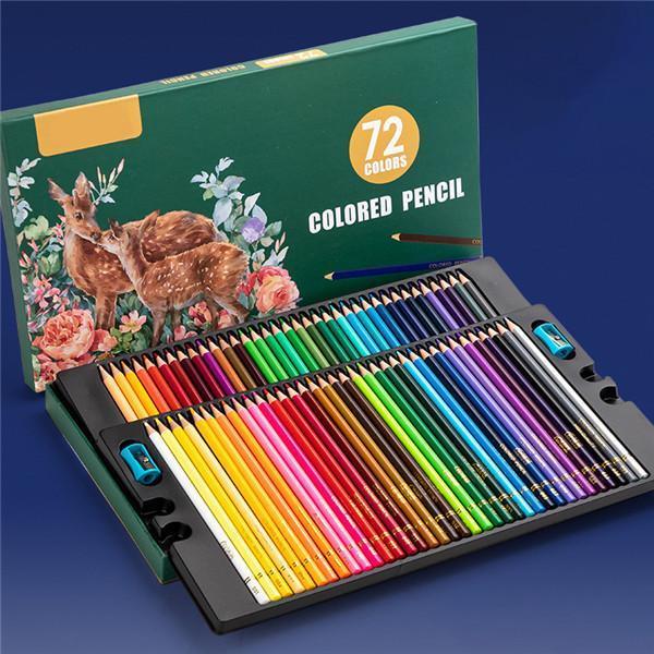 色鉛筆 鉛筆 油性 スケッチ 72色セット カラーペン 高品質 お絵かき 色