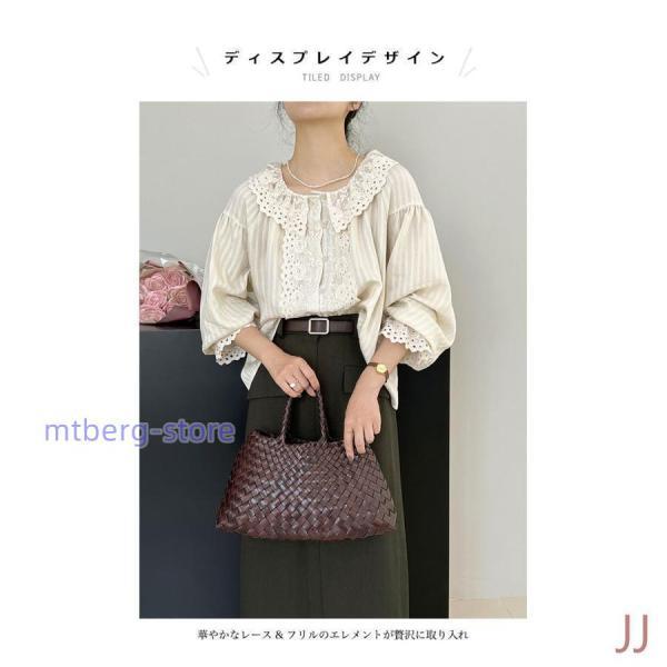 レースブラウス 長袖 レディース ブラウス ゆったり 風 長袖シャツ レトロ オーバーサイズ 長袖ブラウス 姫系 ゴージャス 前開き 春 秋 レースブラウス 長袖 レディース ブラウス ゆったり プリンセス