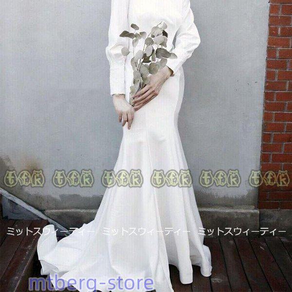 ウェディングドレス ウエディングドレス 二次会 結婚式 ソフトマーメイドドレス 楽天市場】ウェディングドレス マーメイド☆B241☆Vネックオーガンジー