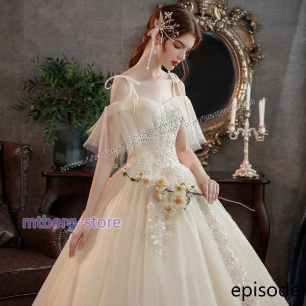 ウェディングドレス ロング丈 エレガント パーティー 結婚式 Amazon.co.jp: DUDUY 女性 エレガント ウエディングドレス