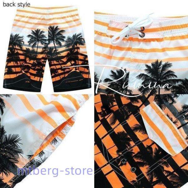 水着 メンズ サーフパンツ メッシュインナー 夏用 ビーチ 温泉