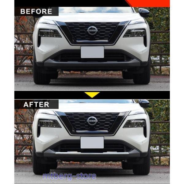 みつさん専用 新型エクストレイル フロントバンパーガーニッシュ X-TRAIL T33
