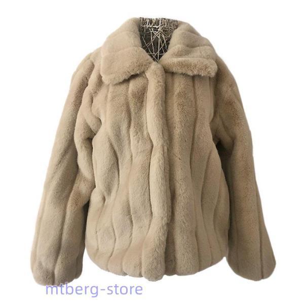 フェイクファー コート ファーコート レデイース 毛皮コート ジャケット アウター ボア 冬 ブルゾン モコモコ 韓国風 モッズコート エコファー フェイクファー コート ファーコート レデイース 毛皮コート