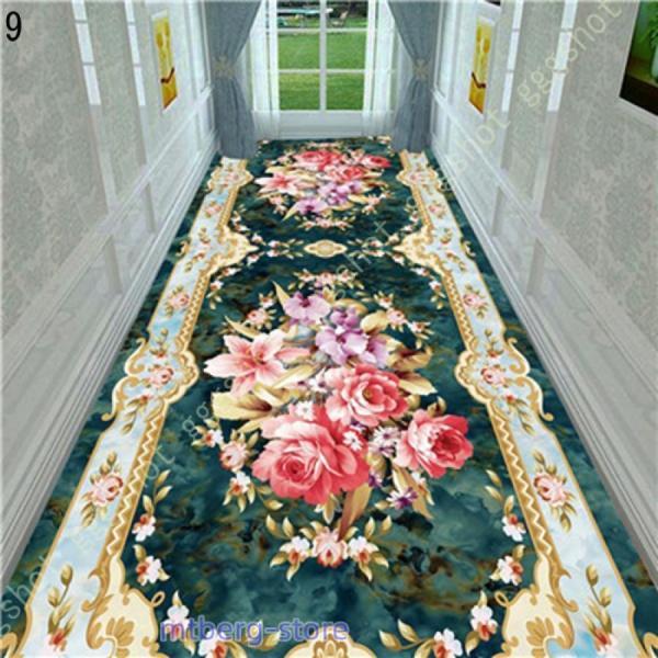 【美品】カーリスロングテラソフトマット ロングカーペット 廊下 用 長方形マット 洗濯可能 廊下用