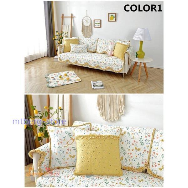 花 企業系 家具メーカー マルチカバー ソファーカバー ラグ 176x113