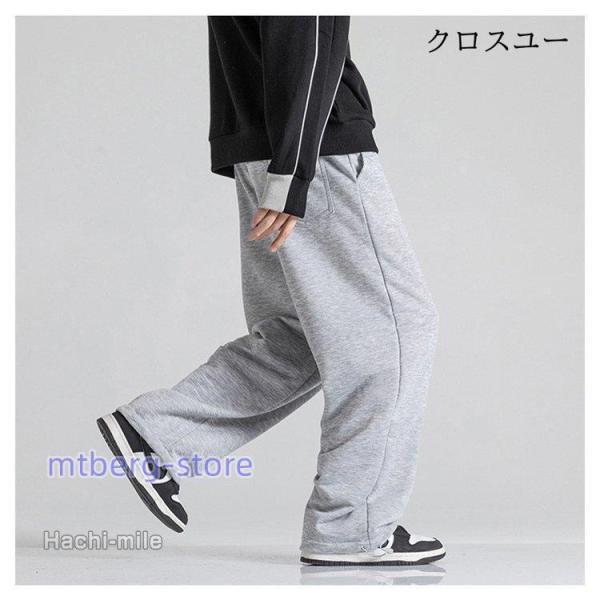 スウェットパンツ　男女兼用　ワイドパンツ　完売品　グレー　ホワイト　ストリート ワイドスウェットパンツ レディース スウェットパンツ[品番