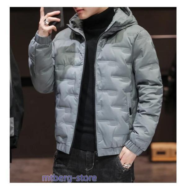 メンズ ダウン風コート 中綿コート 冬服 中綿ジャケット ダウン風